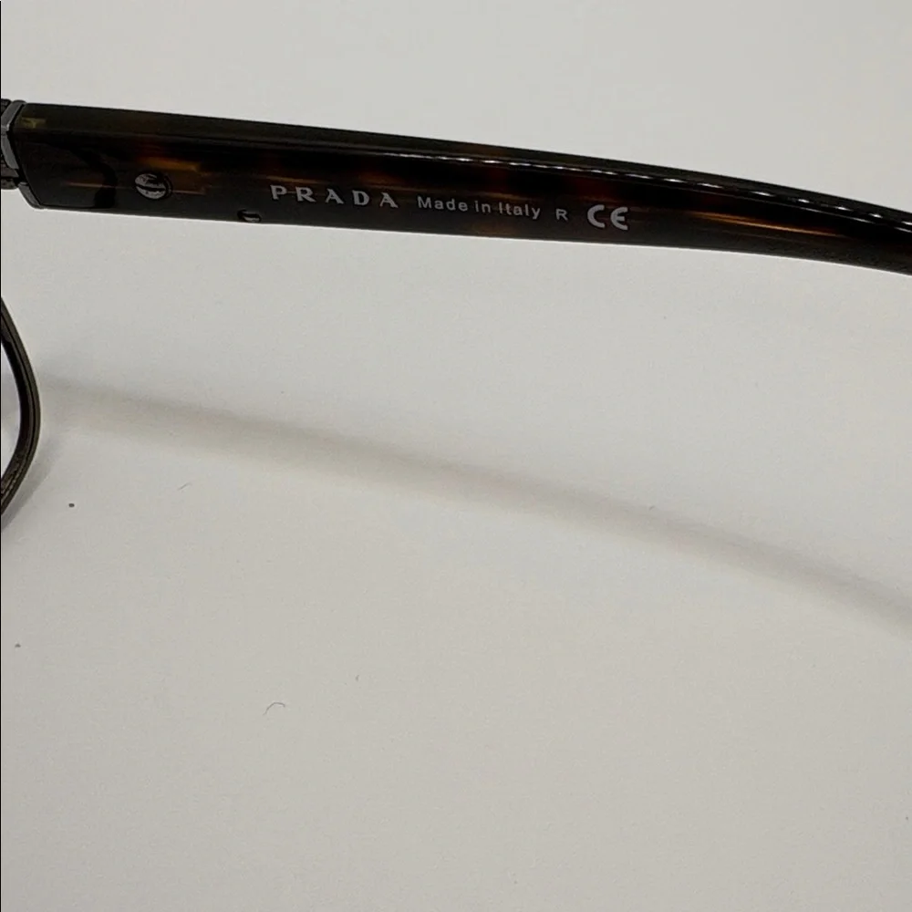 Women’s Prada tortoise shell eyeglass frames VPR 61P 53-16 LA8-101 140